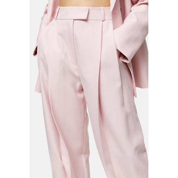 NWOT topshop marl pink trouser 2 US - Picture 2 of 3
